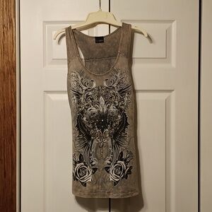 Day Trip embellished tank top